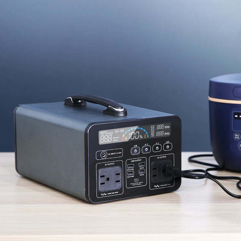 Portable Rechargeable Power Station 1000w Outdoor Power AC DC Mobile Solar Power Station for Outdoor Adventure
Portable Rechargeable Power Station 1000w Outdoor Power AC DC Mobile Solar Power Station for Outdoor Adventure