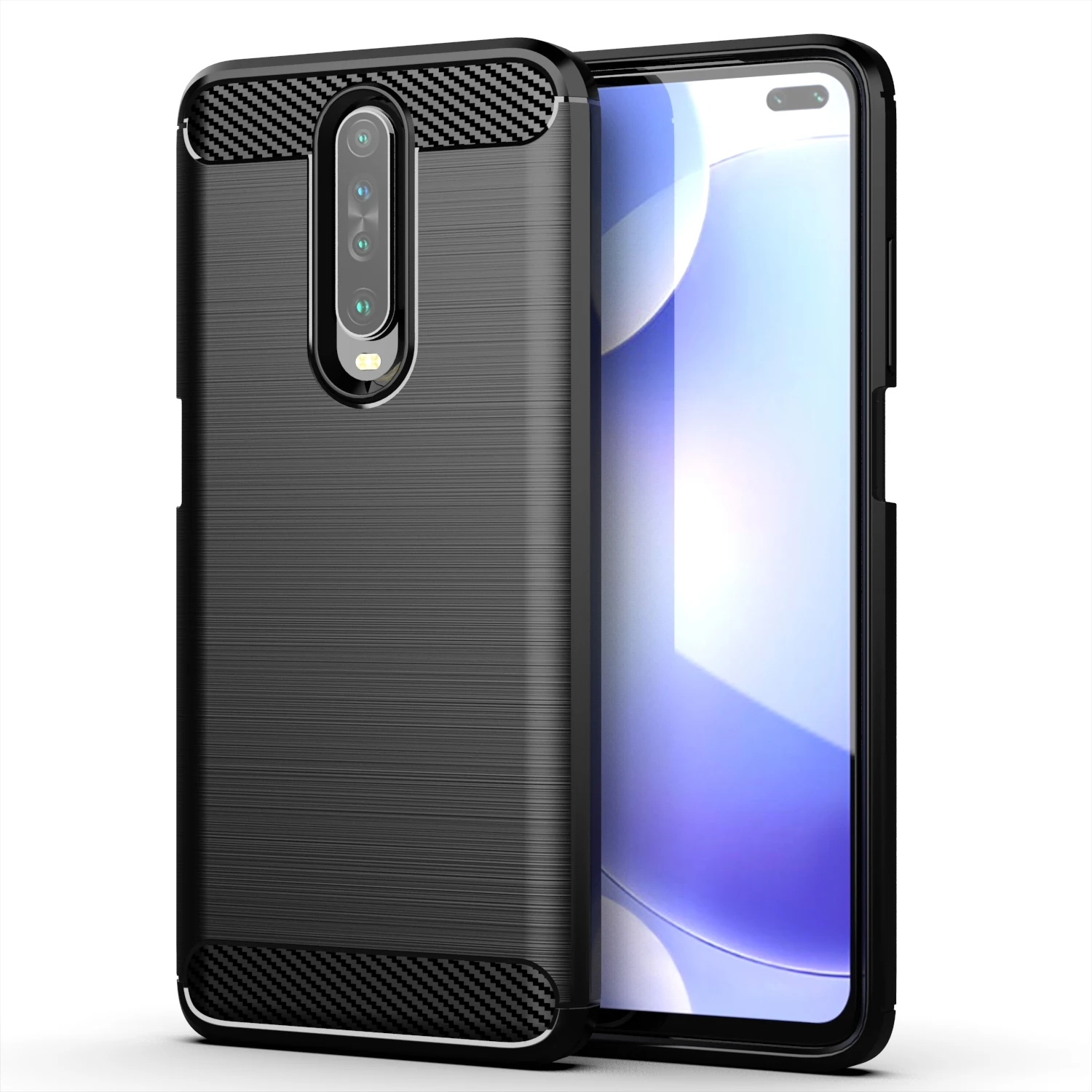 2021 Fashio Carbon Fiber Tpu Shockproof Cell Phone Case Soft Silicone Mobile Back Cover For Xiaomi Poco X2 Case, 4 colors
2021 Fashio Carbon Fiber Tpu Shockproof Cell Phone Case Soft Silicone Mobile Back Cover For Xiaomi Poco X2 Case, 4 colors