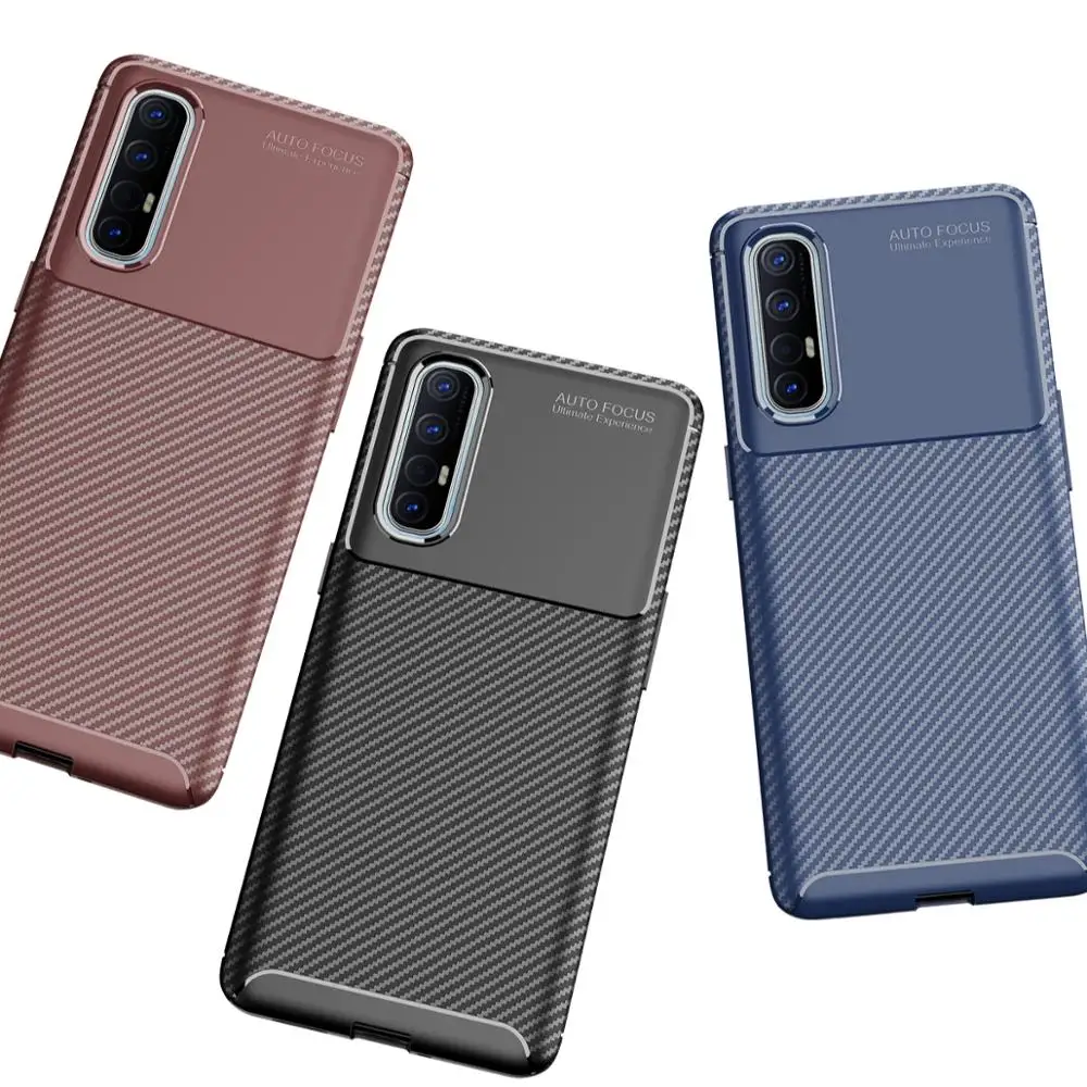 

Carbon Mobile Phone Case for OPPO Reno 3 Pro Mobile Phone Accessories for OPPO Find X2 Neo