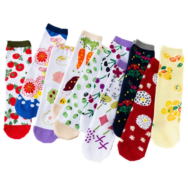 Original fruit sock Japanese style cotton girls womens socken D7-1/2/3/4, As picture shows
Original fruit sock Japanese style cotton girls womens socken D7-1/2/3/4, As picture shows
