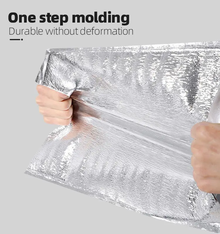 aluminium foil food delivery insulated thermal bag