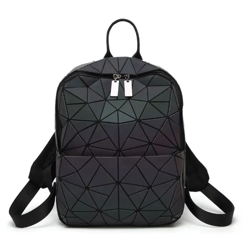 Wholesale Women Backpack Geometry Folding Shoulder Luminous Backpacks for Student's Large Capacity Good Quality Leather Bags
Wholesale Women Backpack Geometry Folding Shoulder Luminous Backpacks for Student's Large Capacity Good Quality Leather Bags