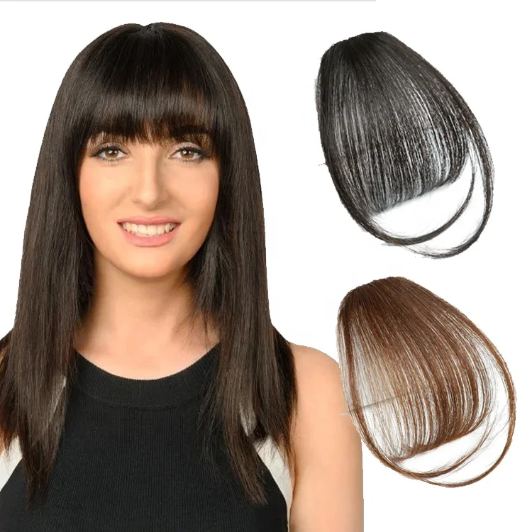 Air Bangs hair Clip-In Extension 100% Human Hair Natural For Women Clip In Bangs Short Black Brown Bangs Hair Clips
Air Bangs hair Clip-In Extension 100% Human Hair Natural For Women Clip In Bangs Short Black Brown Bangs Hair Clips