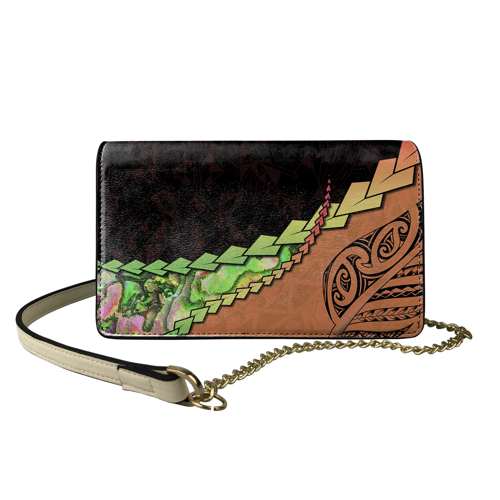 PU Chain Shoulder Bag Printed Designer Polynesian Fashionable Hawaii Tribal Fabric Original Women Crossbody Bags Ladies Handbags, Customized color
PU Chain Shoulder Bag Printed Designer Polynesian Fashionable Hawaii Tribal Fabric Original Women Crossbody Bags Ladies Handbags, Customized color