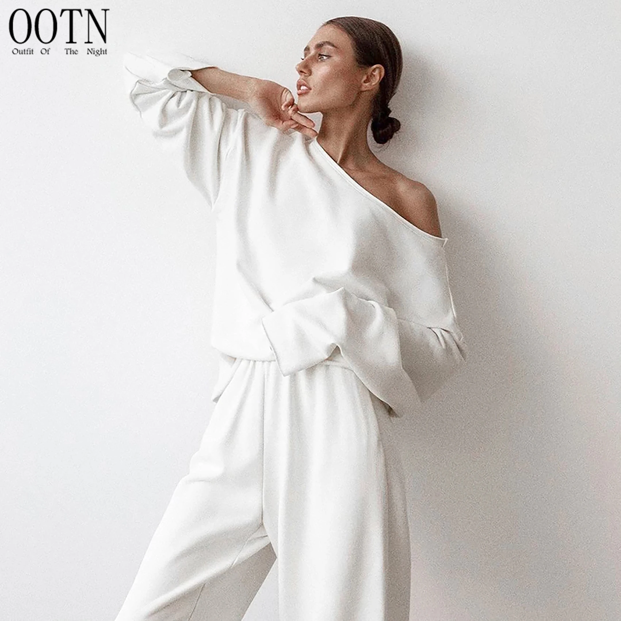 OOTN Casual High Waist Trousers Autumn Basic Joggers White Sport Long Pants Women Elastic Waist Harem Pants Two Piece Set
OOTN Casual High Waist Trousers Autumn Basic Joggers White Sport Long Pants Women Elastic Waist Harem Pants Two Piece Set