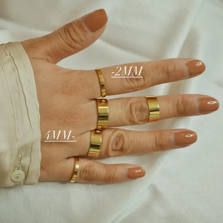 2 4 6 8 MM Stainless Steel Simple Women Men Wide Gold Ring Gold Stacking Band Thin Gold Band Stackable Couple Ring, Silver,gold,rose gold custom
2 4 6 8 MM Stainless Steel Simple Women Men Wide Gold Ring Gold Stacking Band Thin Gold Band Stackable Couple Ring, Silver,gold,rose gold custom