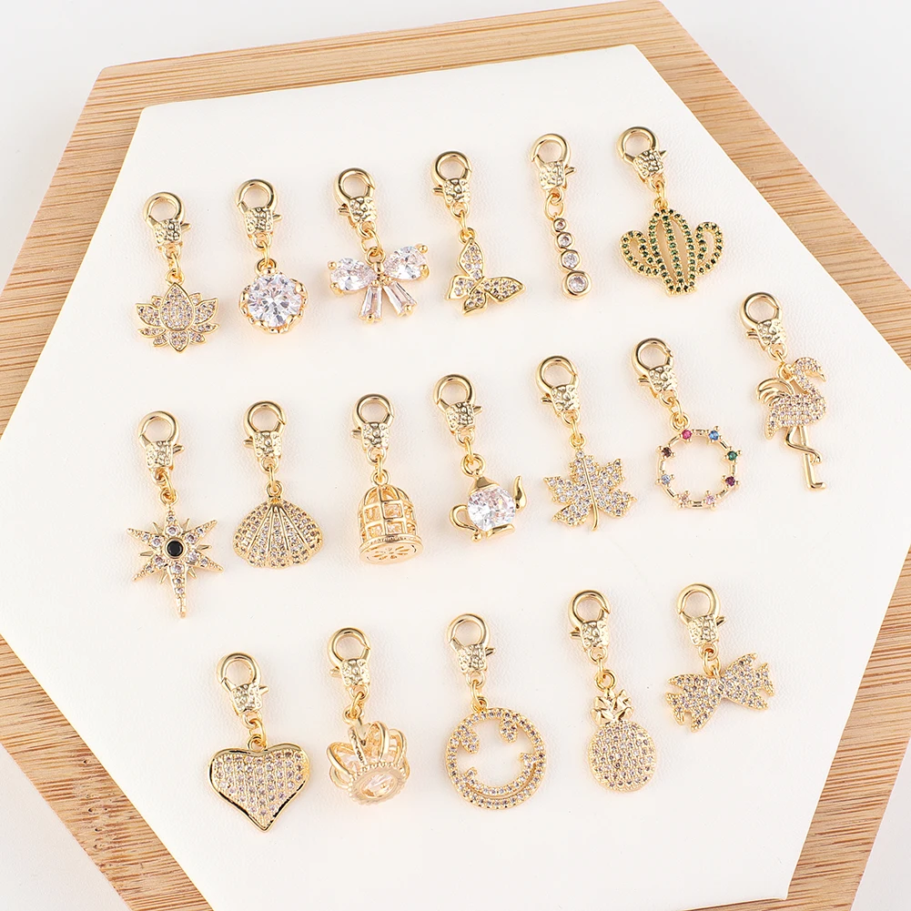 14K Gold plated Cute brass metal Charm Crystal butterfly,heart bow Original Bracelet necklace DIY Jewelry Making
14K Gold plated Cute brass metal Charm Crystal butterfly,heart bow Original Bracelet necklace DIY Jewelry Making