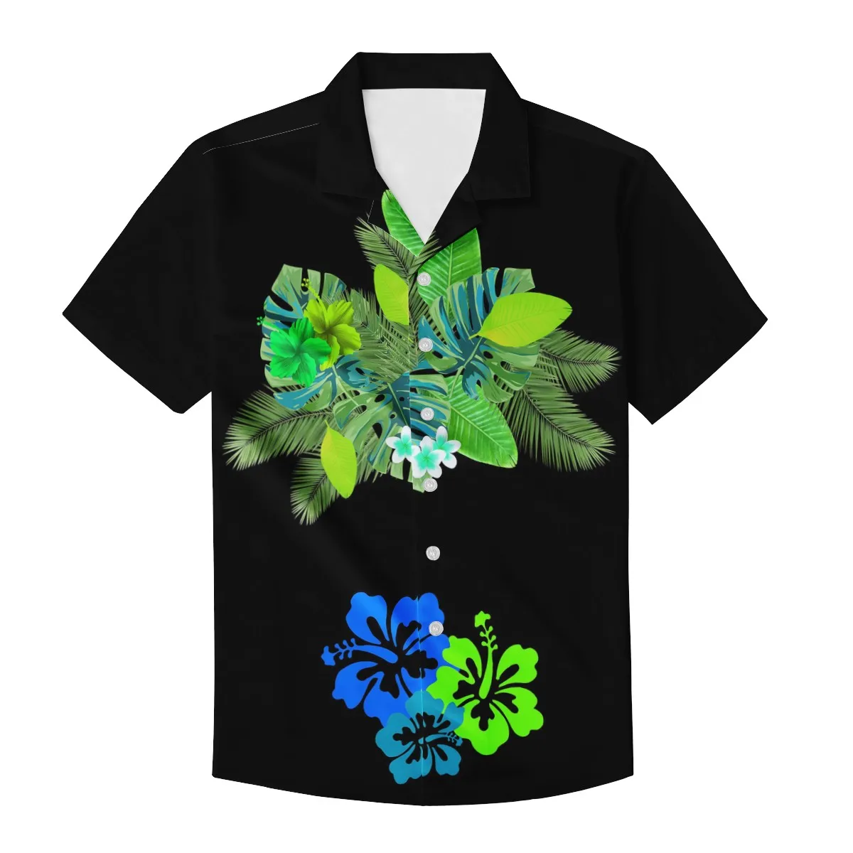 OEM Factory Custom High Quality Floral Prints Men T-shirt Black Background With Leaf Hibiscus Fashion Casual Men's Shirts, Customized colors
OEM Factory Custom High Quality Floral Prints Men T-shirt Black Background With Leaf Hibiscus Fashion Casual Men's Shirts, Customized colors