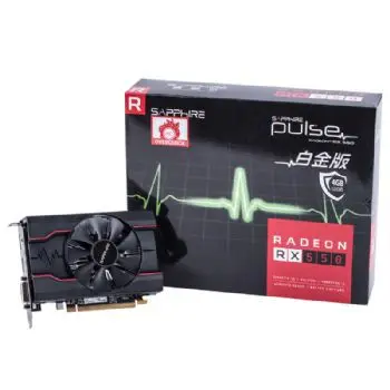Sapphire pulse RX550 Graphics card 4GB GDDR5 Video Memory Desktop Game vga oc direc12 radeon dvi dp 
Sapphire pulse RX550 Graphics card 4GB GDDR5 Video Memory Desktop Game vga oc direc12 radeon dvi dp