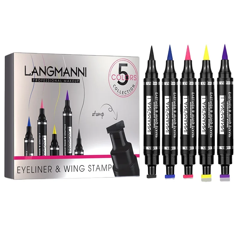 Langmanni New Double-headed Color Sealing Pen Set Five Pieces of Boxed Sealing Eyeliner Set
Langmanni New Double-headed Color Sealing Pen Set Five Pieces of Boxed Sealing Eyeliner Set