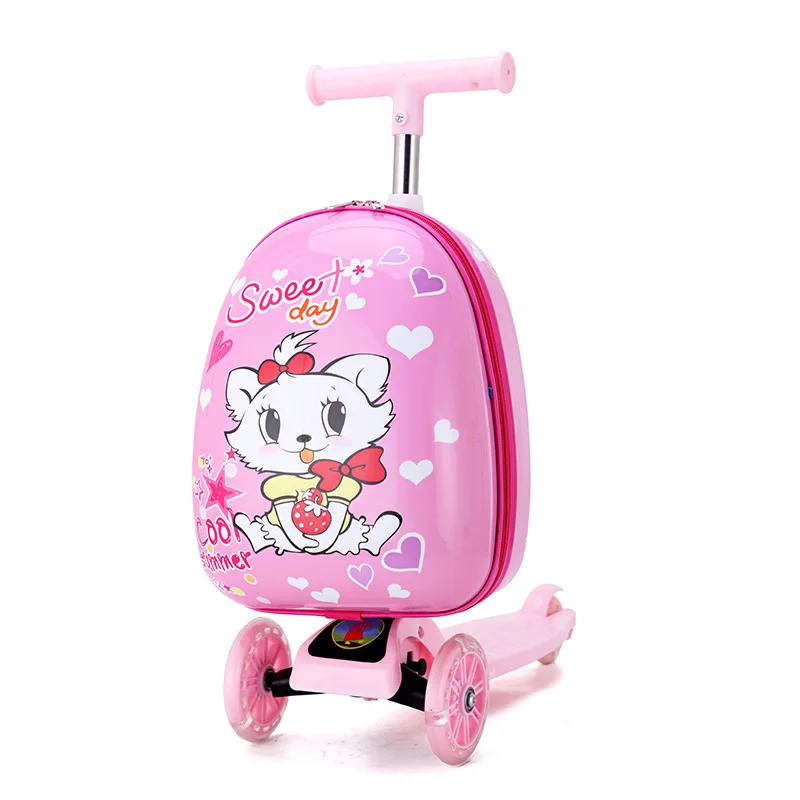 New travel case 16 inch Multi functional features custom luggage scooter luggage kids suitcase
New travel case 16 inch Multi functional features custom luggage scooter luggage kids suitcase