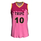 custom women pink basketball jersey designs