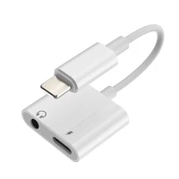 

3.5mm Jack Splitter Headphone Aux Audio Charge Adapter For iPhone 11 Pro Max/XS/8/8Plus/7/7plus Phone Music Adapter