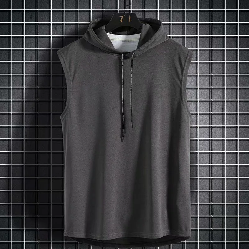 HD267 Summer Men's Muscle Hoodie Vest Sleeveless Gym Workout Fitness Shirt Vest Hip Hop Sweatshirt Men's Top
HD267 Summer Men's Muscle Hoodie Vest Sleeveless Gym Workout Fitness Shirt Vest Hip Hop Sweatshirt Men's Top