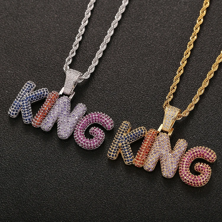 personality micro-inlaid zircon color small letter stitching combination hip hop pendant necklace accessories, As picture
personality micro-inlaid zircon color small letter stitching combination hip hop pendant necklace accessories, As picture
