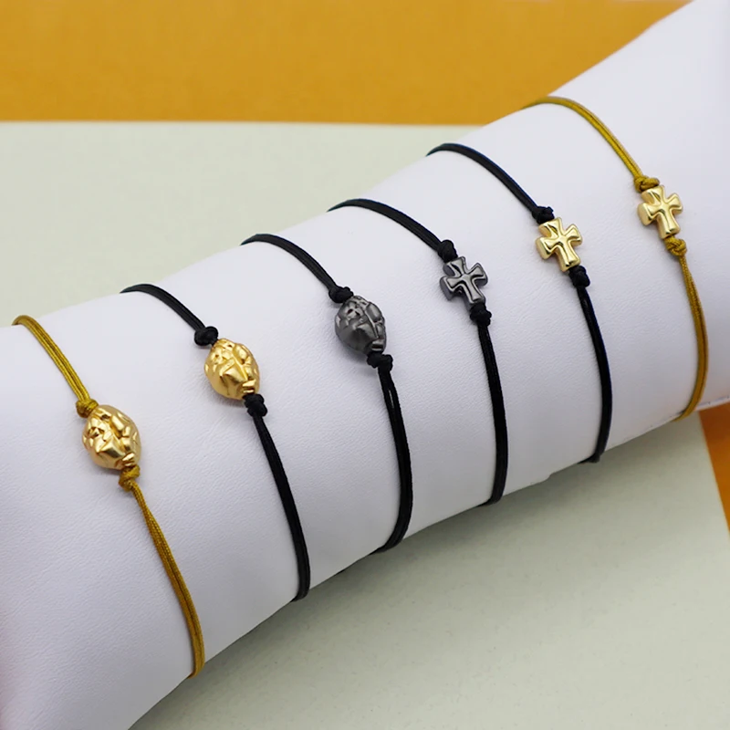 2020 simple style hot sale cross shell walnut stone brass charm pendant adjustable string bracelet
2020 simple style hot sale cross shell walnut stone brass charm pendant adjustable string bracelet