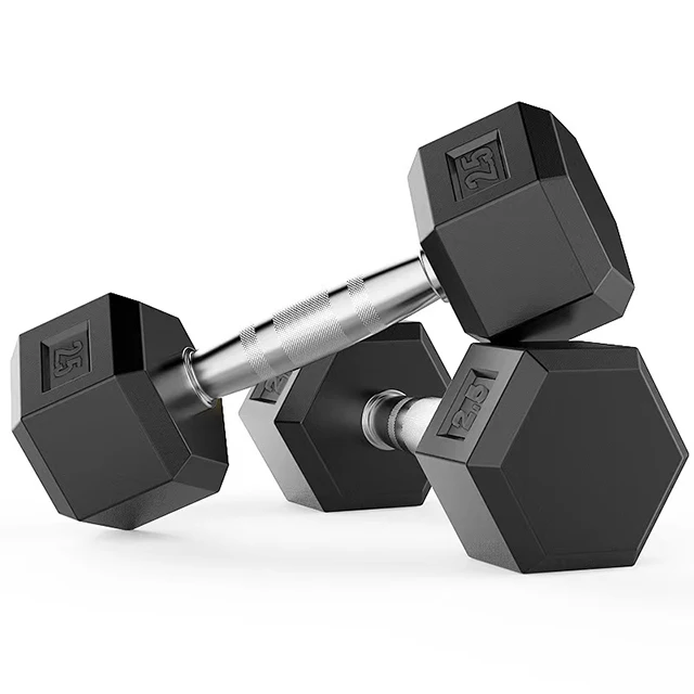 Factory price can be customized weightlifting fitness equipment hexagonal rubber dumbbell 20kg dumbbell set, Black
Factory price can be customized weightlifting fitness equipment hexagonal rubber dumbbell 20kg dumbbell set, Black