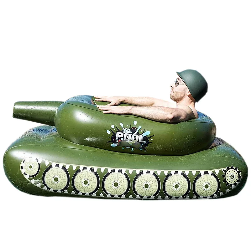Summer Outdoor Kids And Adults Funny Play Ride-ons Pool Toy PVC Inflatable Floating Tank With Water Spray Gun
Summer Outdoor Kids And Adults Funny Play Ride-ons Pool Toy PVC Inflatable Floating Tank With Water Spray Gun