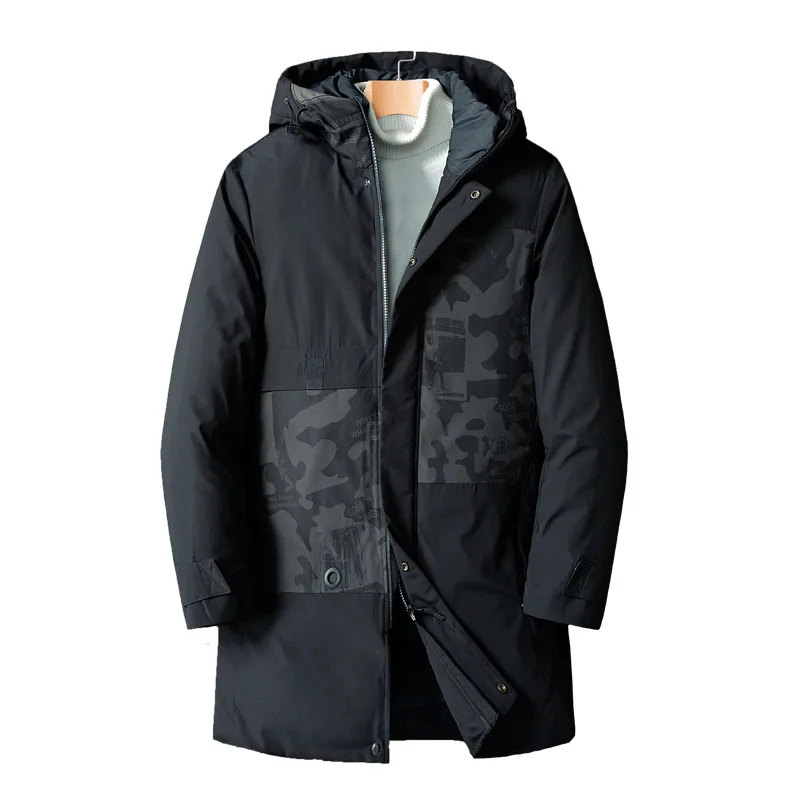 2020 new style men's jacket thick padded jacket men's mid-length cotton coat winter coat men, Black
2020 new style men's jacket thick padded jacket men's mid-length cotton coat winter coat men, Black