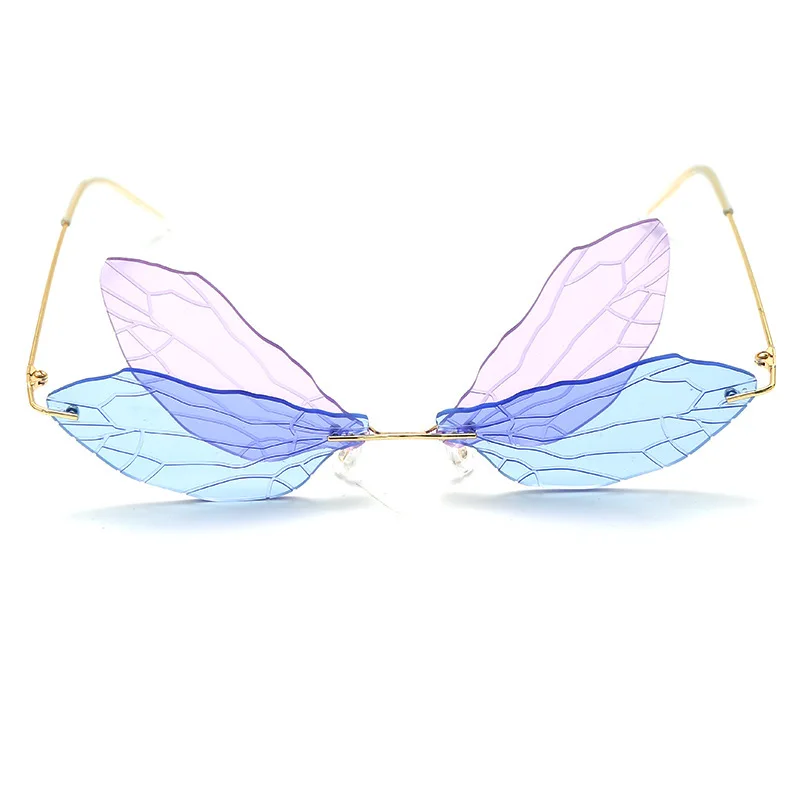 New personality dragonfly sunglasses 2021 retro dragonfly punk glasses frameless gradient transparent lens
New personality dragonfly sunglasses 2021 retro dragonfly punk glasses frameless gradient transparent lens