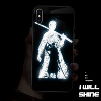 2019 new light mobile phone case and glass phone case Illuminated led phone case for OEM for iphone11 6/7/7p/x/xs/xr/xs max 
2019 new light mobile phone case and glass phone case Illuminated led phone case for OEM for iphone11 6/7/7p/x/xs/xr/xs max