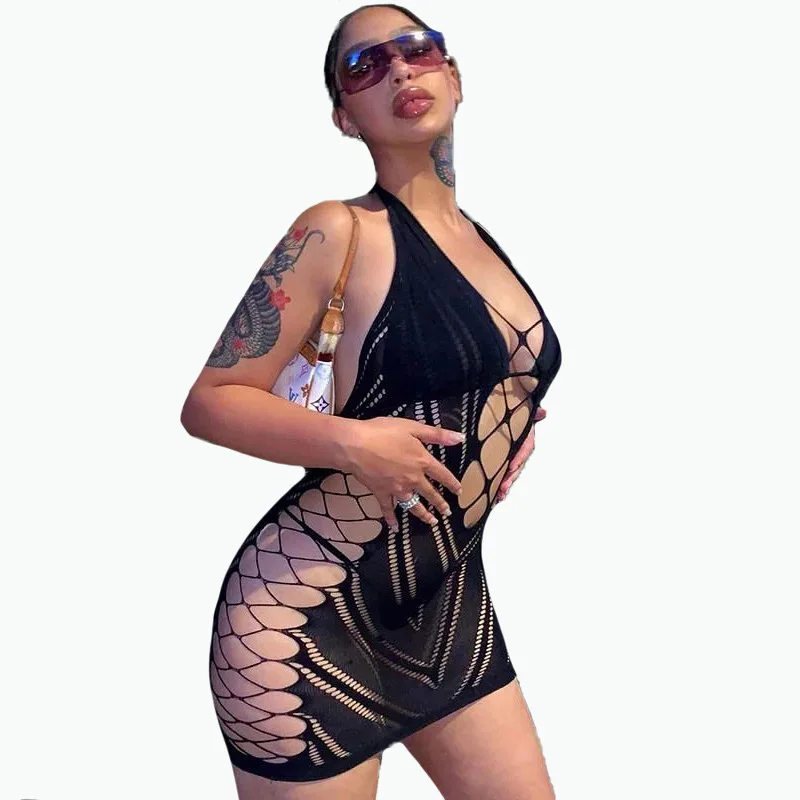 Womens Bodycon Dress 2022 Cheap Hollow Out Perspective Black Mesh Sexy Night Dresses for Woman, White, red, black
Womens Bodycon Dress 2022 Cheap Hollow Out Perspective Black Mesh Sexy Night Dresses for Woman, White, red, black