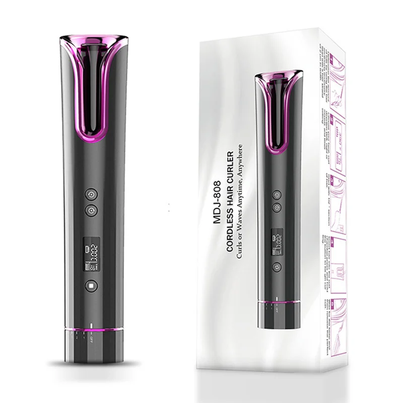 Portable Cordless Hair Curler USB Rechargeable Electric Mini Ceramic Wireless Curling Iron auto hair curler
Portable Cordless Hair Curler USB Rechargeable Electric Mini Ceramic Wireless Curling Iron auto hair curler