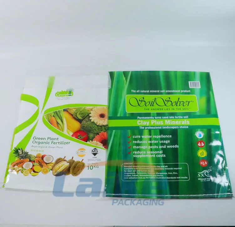 Newest Style Custom pp Woven Sack Breathable Potting Soil/organic Fertilizer Packaging Bags