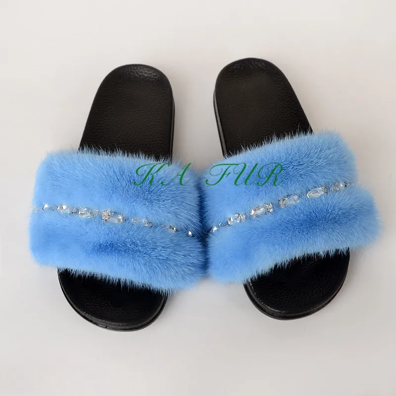 Fashionable pure Color Girls Beach Slipper with diamond Real Fur Slippers Women mink Fur Slides
Fashionable pure Color Girls Beach Slipper with diamond Real Fur Slippers Women mink Fur Slides