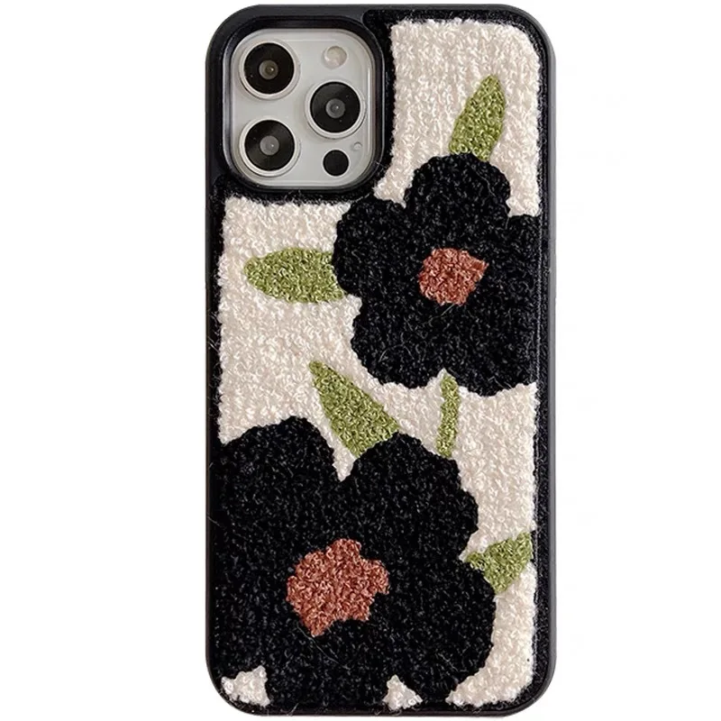 Funda Case for iPhone 13 Aesthetic Soft Winter Plush Embroidery Sun Flower Embroidery Phone Case for iPhone 12 Embroidery Cover, 15 colors
Funda Case for iPhone 13 Aesthetic Soft Winter Plush Embroidery Sun Flower Embroidery Phone Case for iPhone 12 Embroidery Cover, 15 colors