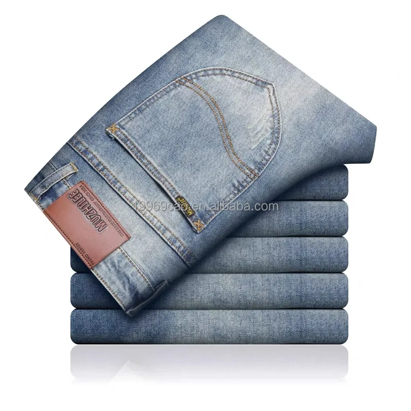 2022 new men's jeans men's business elastic loose large straight leg jeans, Customized color
2022 new men's jeans men's business elastic loose large straight leg jeans, Customized color