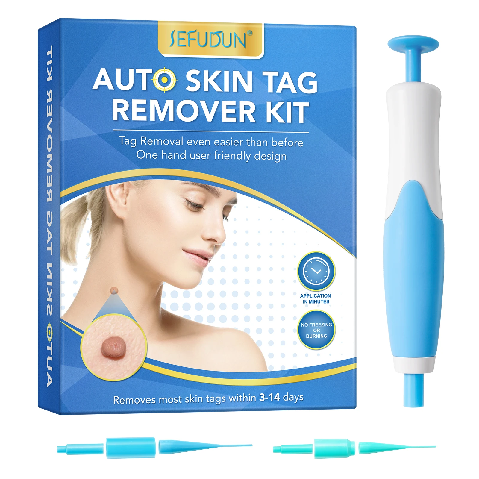 Whole sale 2 in 1 Skin Tag Removal pen Kit Skin Mole Wart Remover With Cleansing Swabs & Repair Patch Skin Tag Remover
Whole sale 2 in 1 Skin Tag Removal pen Kit Skin Mole Wart Remover With Cleansing Swabs & Repair Patch Skin Tag Remover
