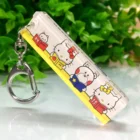 Amazon tourism anime shape charm customized jewelry plastic acrylic keychain