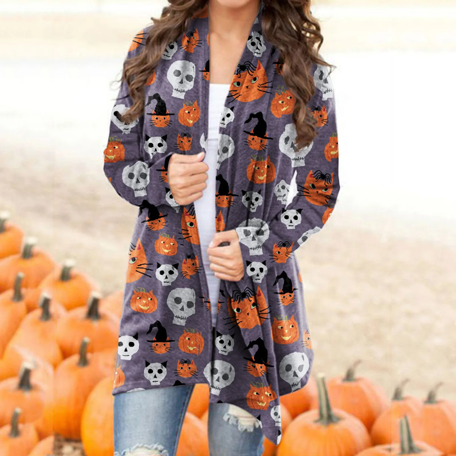 High Quality Lady Long Sleeve Fluffy Design Color Block Women Fur Cardigans For Halloween
High Quality Lady Long Sleeve Fluffy Design Color Block Women Fur Cardigans For Halloween