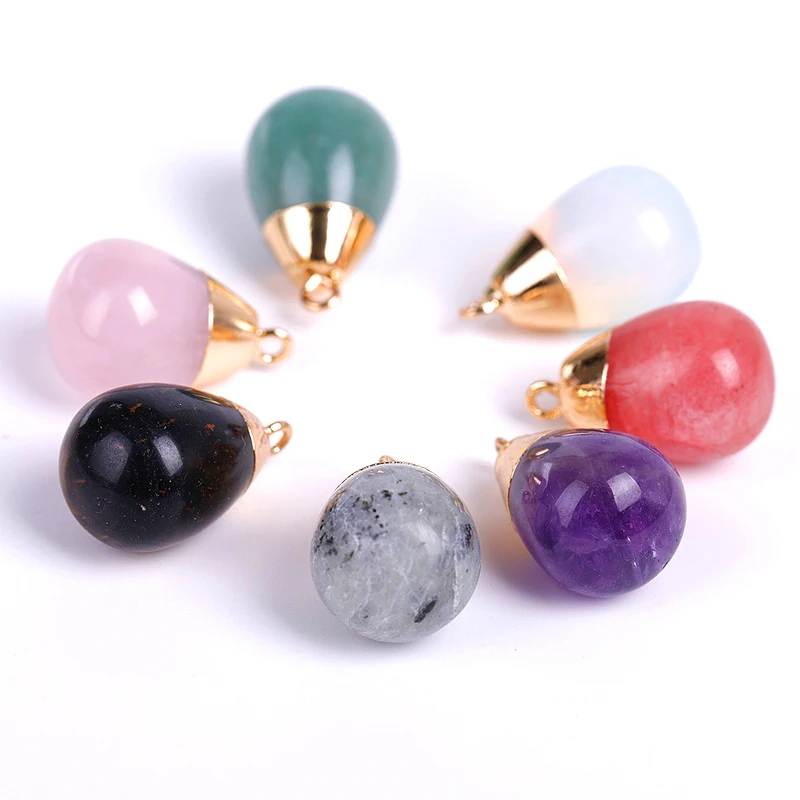 natural gemstone pendants Water droplets style Gold plated Natural stone accessory pendant earrings Water Drop Stone pendant
natural gemstone pendants Water droplets style Gold plated Natural stone accessory pendant earrings Water Drop Stone pendant
