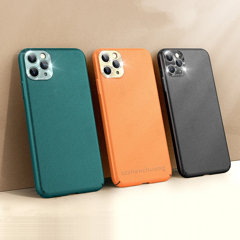New Coming For iPhone 11 Cellphone Case Cheaper Price Leather Texture PC Phone Case For Huawei P40 Cover With Metal Lens
New Coming For iPhone 11 Cellphone Case Cheaper Price Leather Texture PC Phone Case For Huawei P40 Cover With Metal Lens