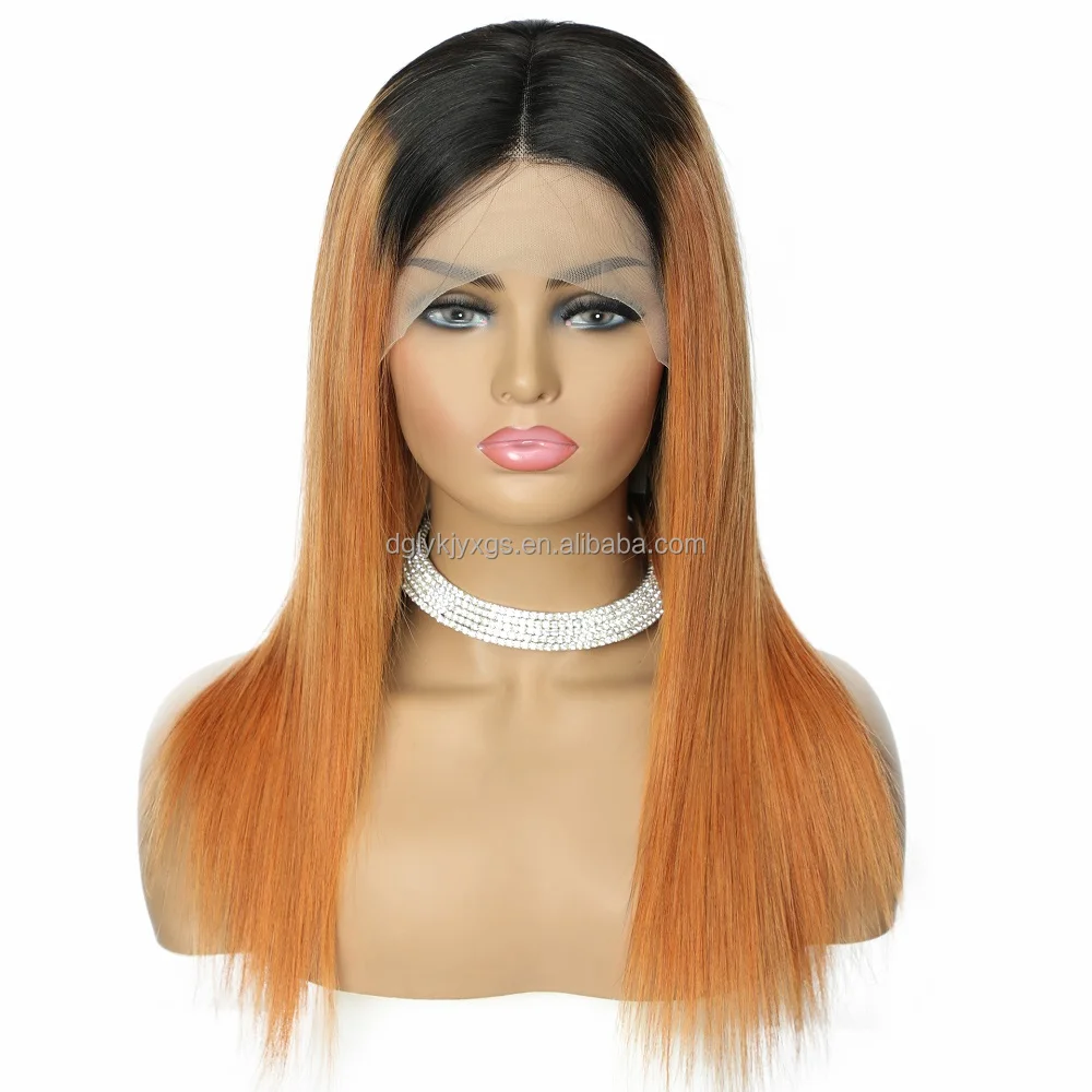 HL26-B3 Remy Human Hair Wigs Bangs T-Part Straight T1B#&30# Gradient 12-24inch Human Hair for Black Women
HL26-B3 Remy Human Hair Wigs Bangs T-Part Straight T1B#&30# Gradient 12-24inch Human Hair for Black Women