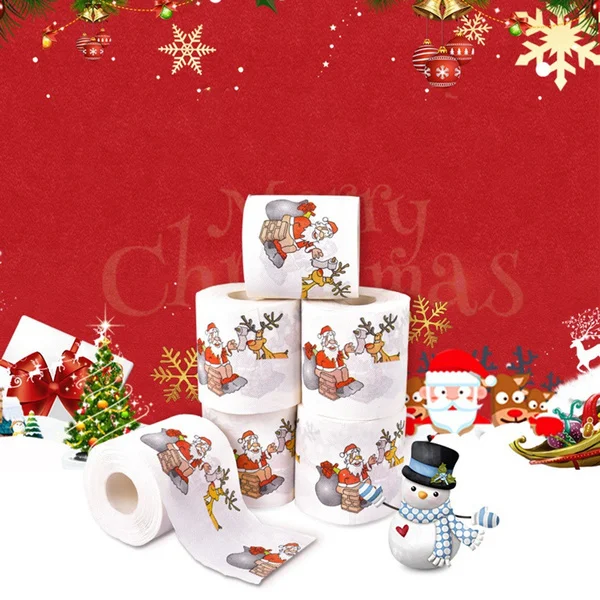 NEW FASHION Home Santa Bath Toilet Paper Christmas Supplies Xmas Decor toilet tissue paper, White 
NEW FASHION Home Santa Bath Toilet Paper Christmas Supplies Xmas Decor toilet tissue paper, White