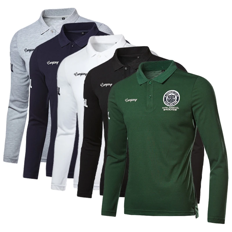 Wholesale Loose Oversize Long-sleeved Cotton Casual Long Sleeves Golf Plus Size Men's Polo Shirts, White dark blue black gray green
Wholesale Loose Oversize Long-sleeved Cotton Casual Long Sleeves Golf Plus Size Men's Polo Shirts, White dark blue black gray green