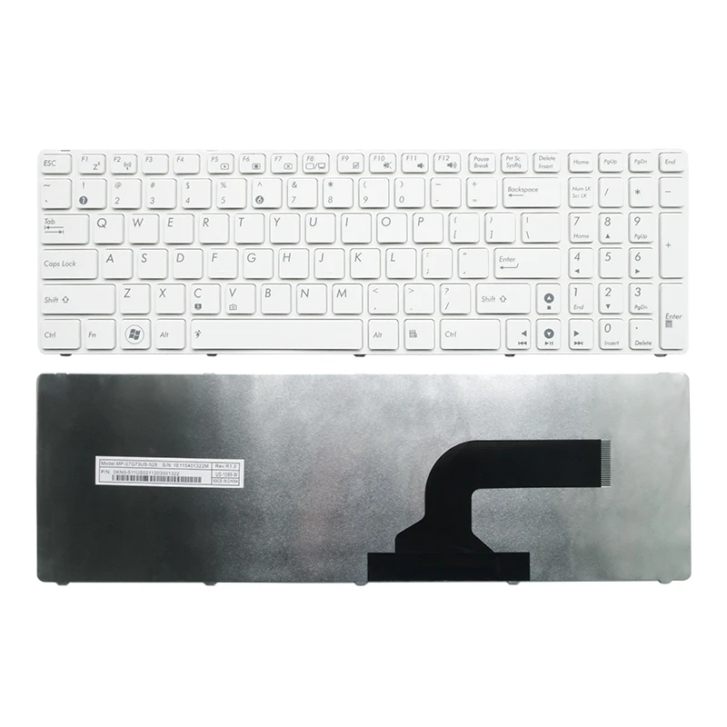 

Wholesale online laptop keyboard for Asus G72 x53 x54h K53 a52j k52n keyboard g51v g53 n53t n61 Keyboard for Asus