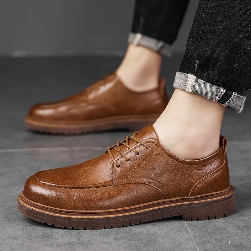 New Cowhide Breathable Walking Men's Shoes Genuine Leather Dress Shoes Lightweight Running Man's Genuine Leather Shoes boots
New Cowhide Breathable Walking Men's Shoes Genuine Leather Dress Shoes Lightweight Running Man's Genuine Leather Shoes boots