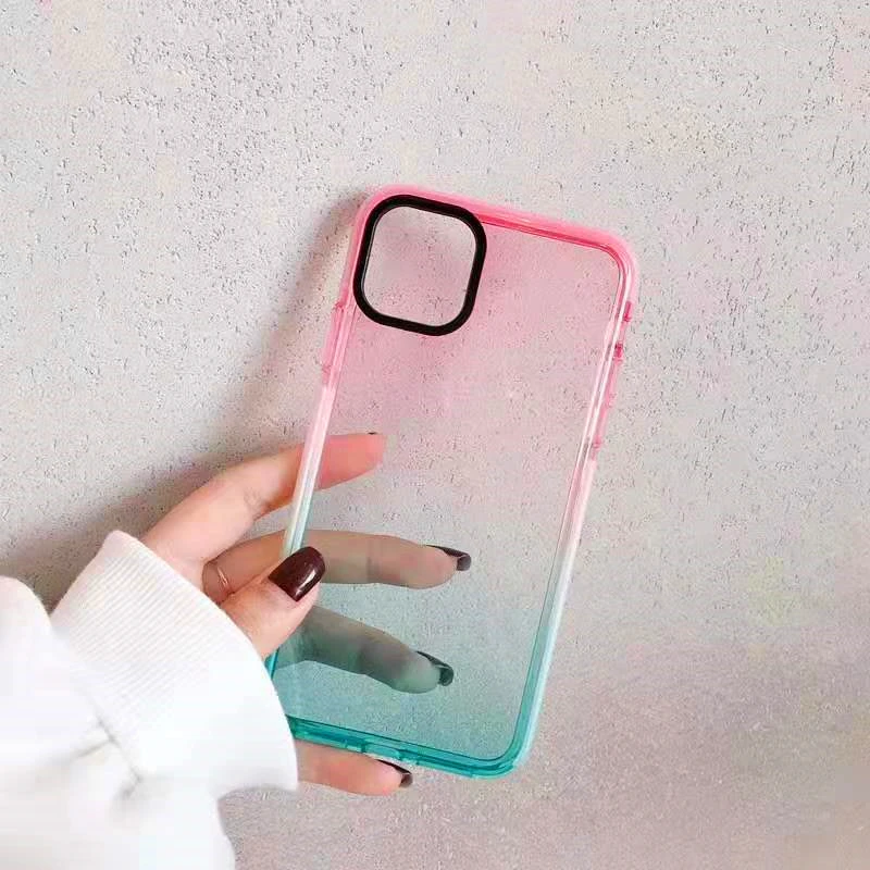 Free Shipping Wholesale Fashion Transparent Gradient Soft TPU Anti-fall Phone Case for Iphone 11pro max xs xr xsmax 8 7 plus
Free Shipping Wholesale Fashion Transparent Gradient Soft TPU Anti-fall Phone Case for Iphone 11pro max xs xr xsmax 8 7 plus