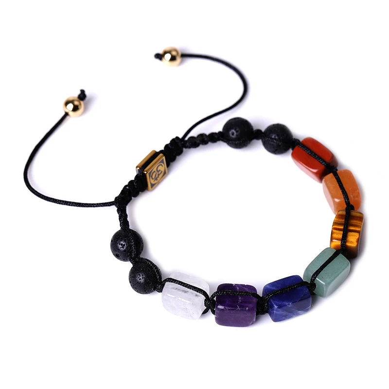 Trade Insurance High Grade Square Shaped Beads Handmade 7 Charka Adjustable Bracelet
Trade Insurance High Grade Square Shaped Beads Handmade 7 Charka Adjustable Bracelet