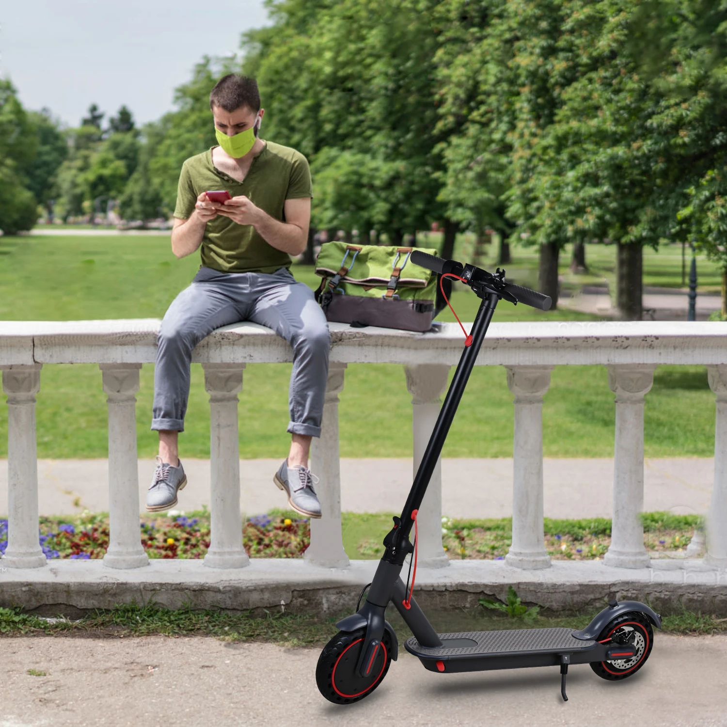 EU Stock Pro Version Distance Range 40-45KM Honeycomb tyre Foldable 8.5 inch 10.4Ah adult Electric Scooter with App
EU Stock Pro Version Distance Range 40-45KM Honeycomb tyre Foldable 8.5 inch 10.4Ah adult Electric Scooter with App