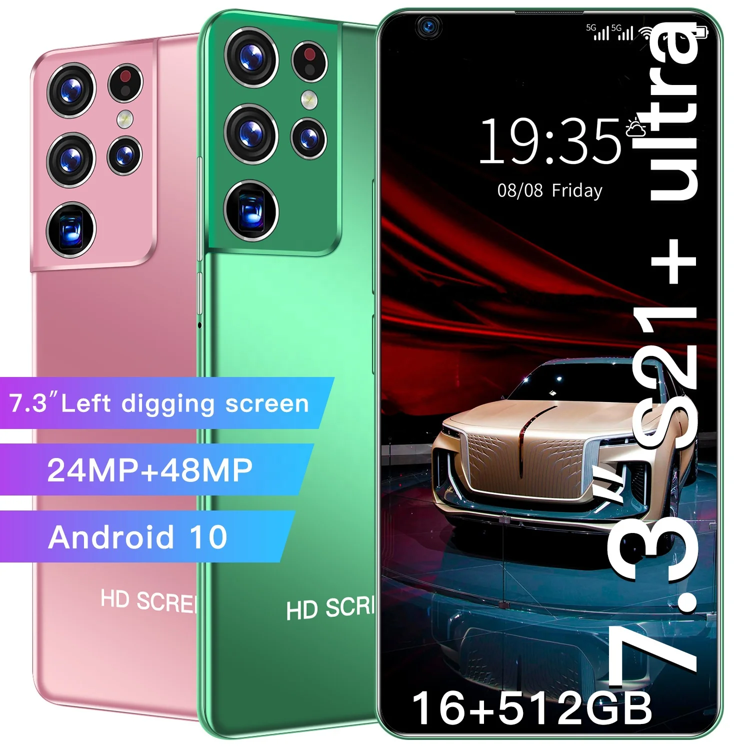 S21+ Ultra 7.3 inch Android Phone Global Version Original Smartphone Double Sim Card Mobile Phone
S21+ Ultra 7.3 inch Android Phone Global Version Original Smartphone Double Sim Card Mobile Phone