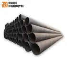API 5L ASTM A252 gas pipeline api spiral steel pipe/ssaw 24 inch welded steel pipe factory