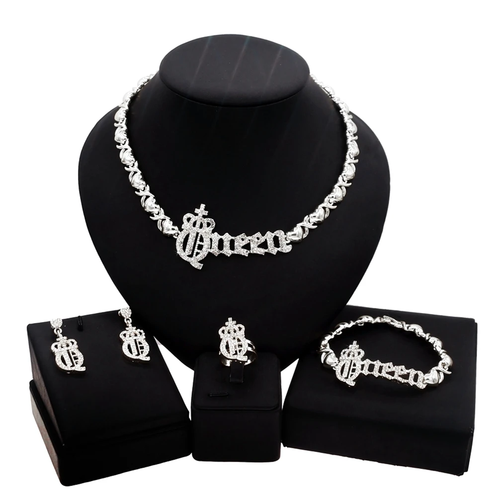 Yulaili Hugs and Kiss I Love You Xoxo Girl Crown Queen Jewelry Set Christmas Party Children's Costume Necklace Jewelry Set Z0020
Yulaili Hugs and Kiss I Love You Xoxo Girl Crown Queen Jewelry Set Christmas Party Children's Costume Necklace Jewelry Set Z0020