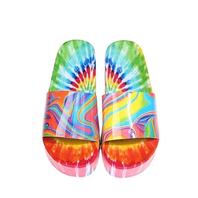 Hot sale large size women slide 2021 new design thick sole women slippers tie dye outside wear sandal for women, As the picture
Hot sale large size women slide 2021 new design thick sole women slippers tie dye outside wear sandal for women, As the picture