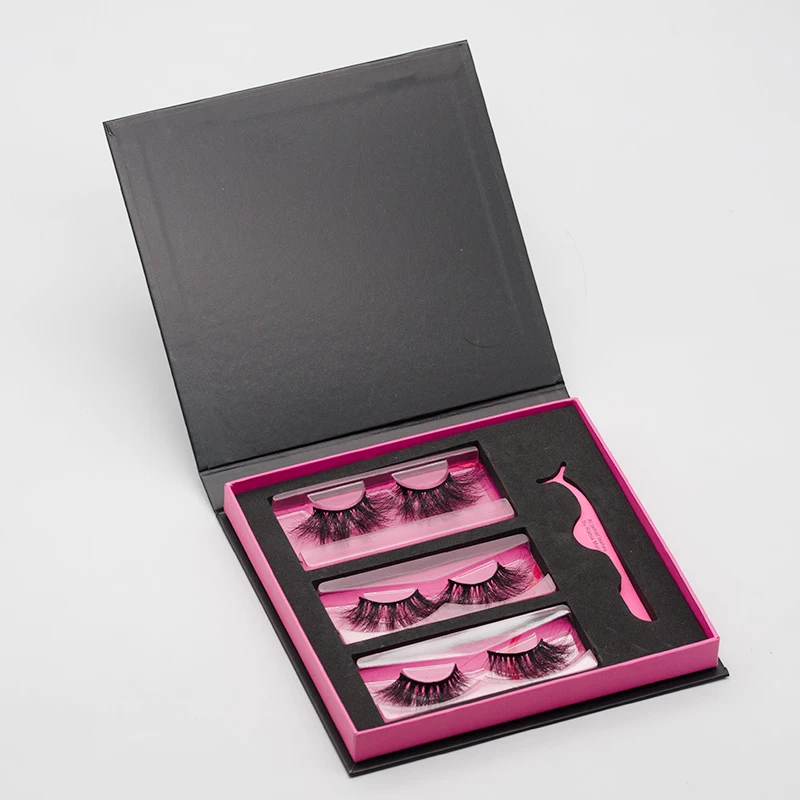 Real mink custom packaging box lashes case with tweezer placement box 3d mink eyelash 25mm eyelash packaging, Black color
Real mink custom packaging box lashes case with tweezer placement box 3d mink eyelash 25mm eyelash packaging, Black color