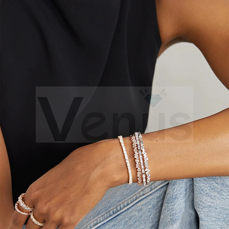 VENUS Bohemia luxury 925 sterling silver jewelry gold plated diamond CZ Cuba bracelet
VENUS Bohemia luxury 925 sterling silver jewelry gold plated diamond CZ Cuba bracelet